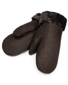 LAMMFELL FAUSTHANDSCHUH dunkelbraun