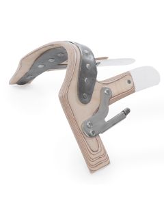 KOPFEISEN FÜR FELLSATTEL Holz / Metall