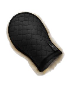 PUTZHANDSCHUH schwarz / natur