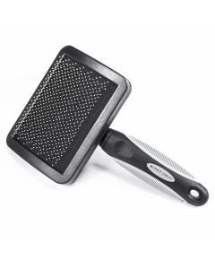 LAMMFELLBÜRSTE schwarz/grau